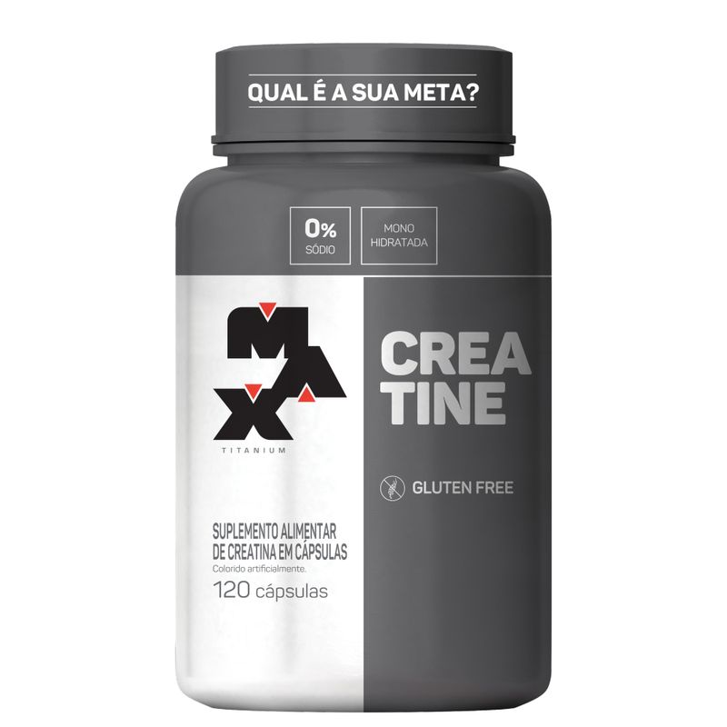 Max Titanium Creatina Monohidratada 120 Caps