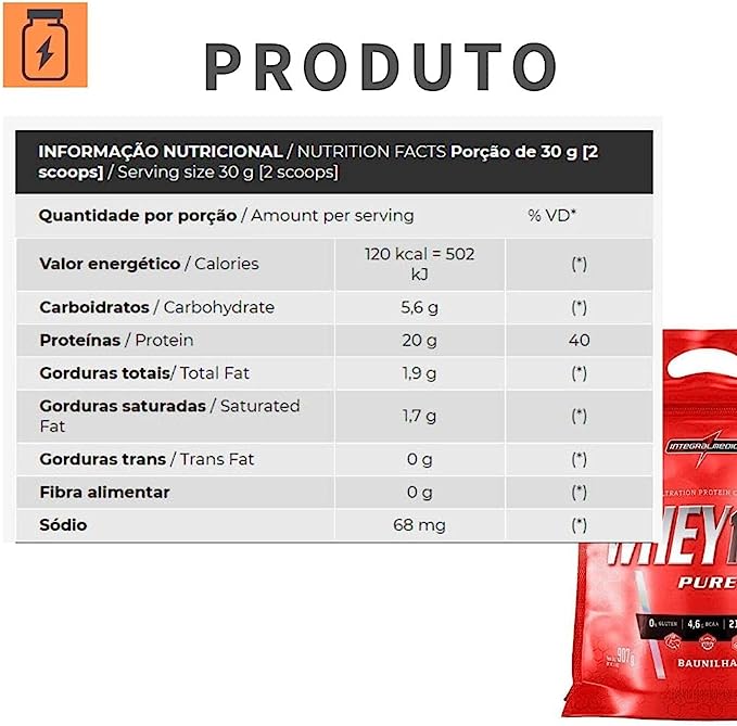 Integralmedica Whey 100% Pure Refill 907g