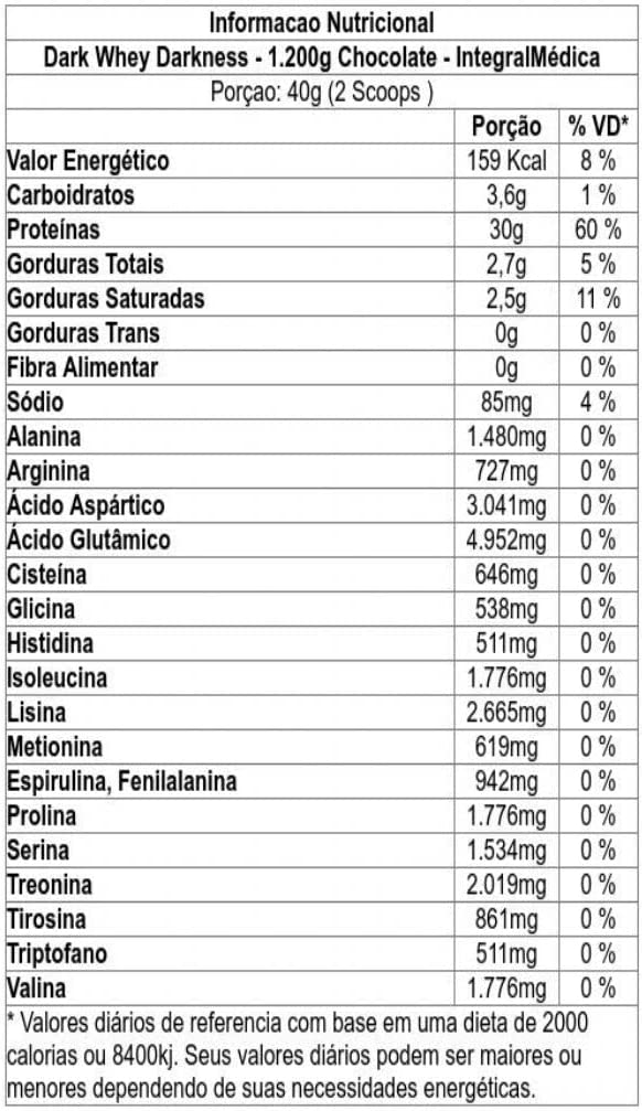 Darkness Dark Whey 100% 1,2kg