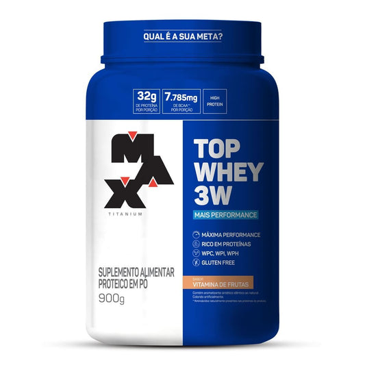 Max Titanium Top Whey 3W +Performance 900g